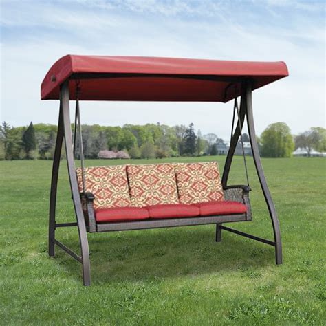 LAGarden 72"x52" Outdoor <strong>Swing Canopy Replacement</strong> UV30+ 180gsm Top Cover for Park Seat Patio Yard Green. . Swing canopy replacement